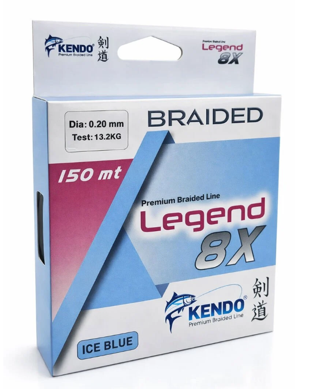 Kendo Legend X8 150M Ice Blue Örgü İp 0,12 mm